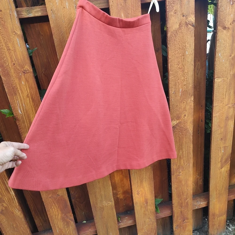 ACT III Vintage 1960 Orange Skirt! Part Wool!